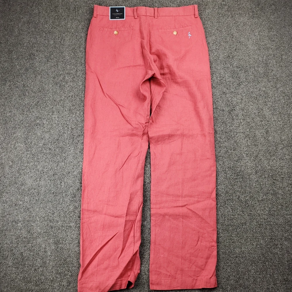 Tailorbyrd Men's Chinos - Coral